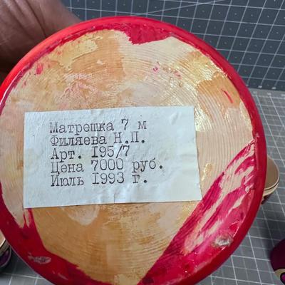 Nested Dolls from Russia With Love (7) Authentic