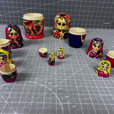 Nested Dolls from Russia With Love (7) Authentic