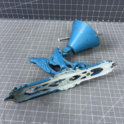 The Blue Bird Dinner Bell, Cast Iron