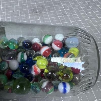 JIF Creamy Peanut Butter Jar with Marbles