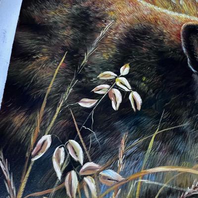 Painting Of a Cougar on Canvas, no Signature