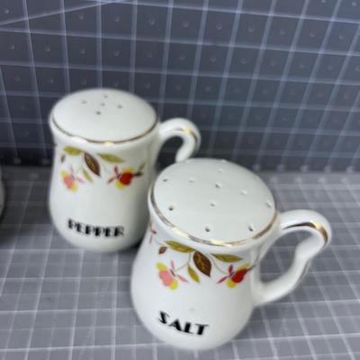 Fall Autum Leaf: S & P, 2 Custard Dishes