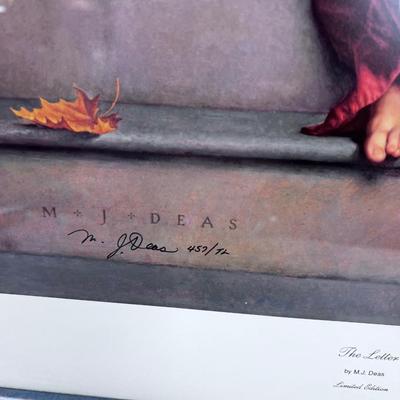 The Letter, Limited Edition Print M. J. Deas 