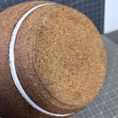 3 Pieces of Studio Art Pottery; A Colander and 