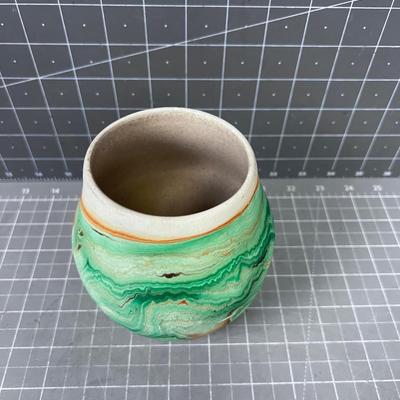 NEMADJI Pottery Green Vase