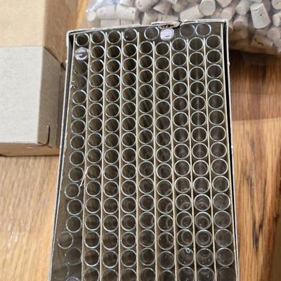 Large Lot of Small Cork Topped Vials