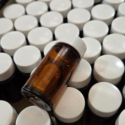 New Small Brown Glass Bottles