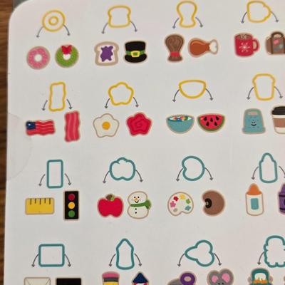 New Large Package of Cookie Cutters, Parchment Paper, Toothpicks, Foldable Paper Treat Boxes