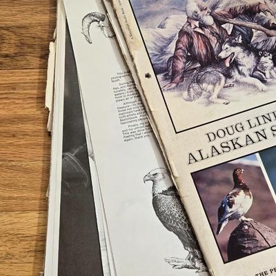 Vintage Doug Lindstrands Alaskan Sketchbook