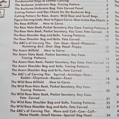 'How to Carve Leather' Book
