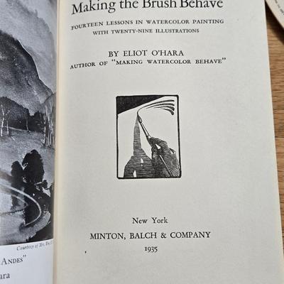 Vintage Book 'Making the Brush Behave' and Color Compass