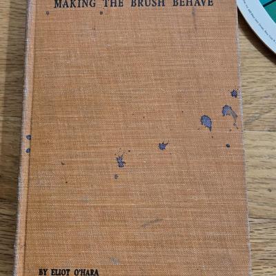 Vintage Book 'Making the Brush Behave' and Color Compass