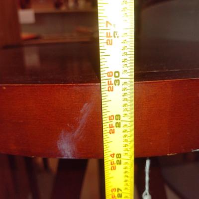 Round Wood Finish Side/Accent Table- Approx 23 1/2" in Diameter, 30" Tall