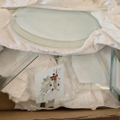 Blank Porcelain Ornaments and Glass for Rub Ons or Painting