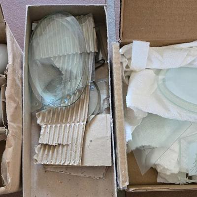 Blank Porcelain Ornaments and Glass for Rub Ons or Painting