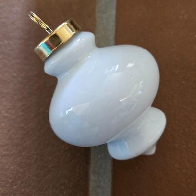 Blank Porcelain Ornaments and Glass for Rub Ons or Painting