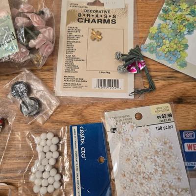 Large Lot of Small Crafting Detail Materials