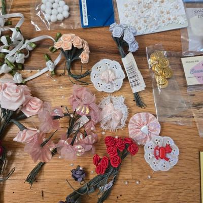 Large Lot of Small Crafting Detail Materials