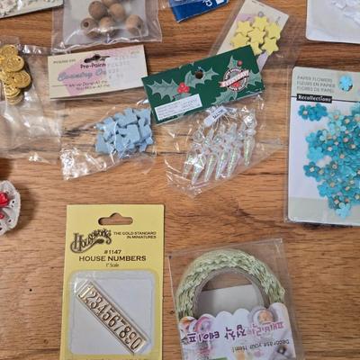 Large Lot of Small Crafting Detail Materials
