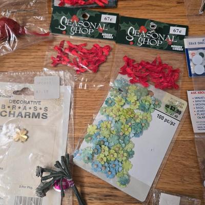 Large Lot of Small Crafting Detail Materials
