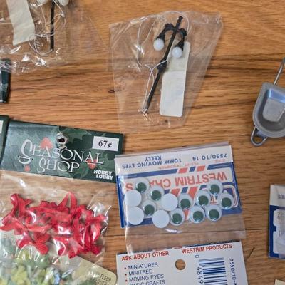 Large Lot of Small Crafting Detail Materials