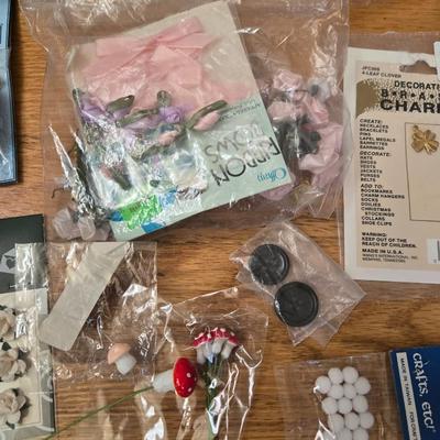 Large Lot of Small Crafting Detail Materials