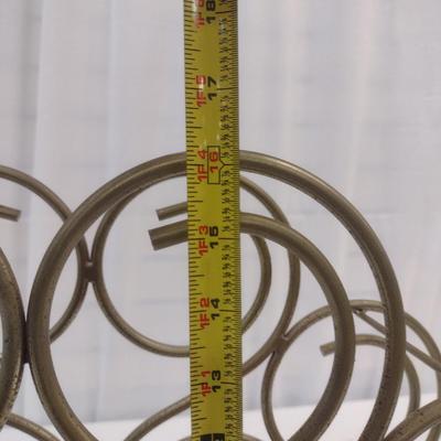Metal Scroll Design Wine Rack