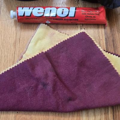Jewelry and Presentation Box and Drawstring Bag, Polishing Cloth and Cream