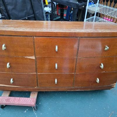 9 drawer dresser wood
