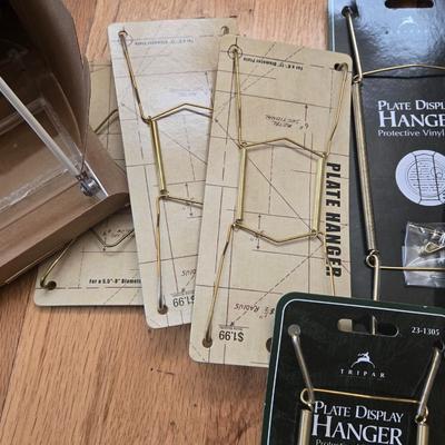 Plate Hangers and Box of Stands