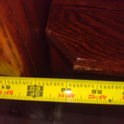 Troyer's Hilltop Media Stand with Storage- Approx 60" Long x 18 1/2" x 31" Tall (Center Unit) *See Not Below