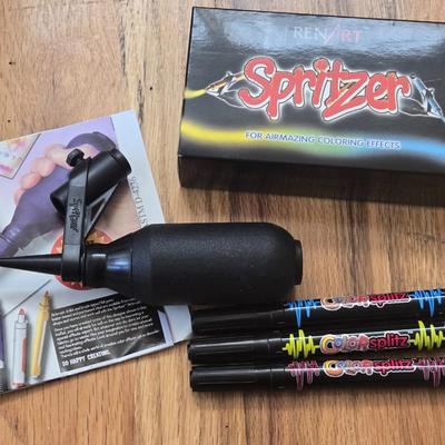 Color Spritzer System and Blow Pens
