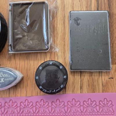 Stackable Stamp Pads and Rubber Stamp Strips