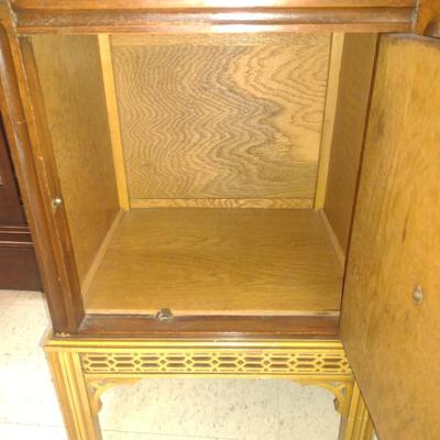 Wooden Storage Chest Style Side/Accent Table- Approx 16" x 13 3/4" x 26 1/4" Tall