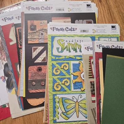 Memory or Scrapbook Paper and Paper Cutter