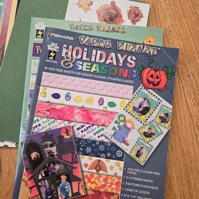 Memory or Scrapbook Paper and Paper Cutter