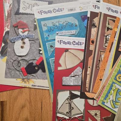 Memory or Scrapbook Paper and Paper Cutter