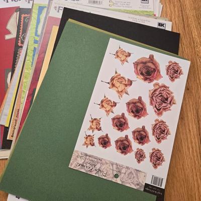 Memory or Scrapbook Paper and Paper Cutter