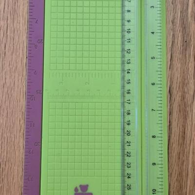 Memory or Scrapbook Paper and Paper Cutter