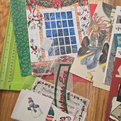 Memory or Scrapbook Paper and Paper Cutter