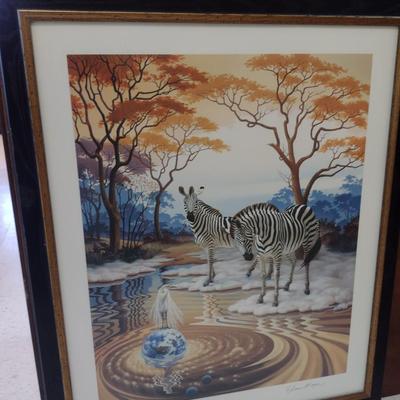 'Crown' by Ilene Meyer- Signed and Numbered Limited Edition Print- Framed Under Glass- Approx 32" x 39"