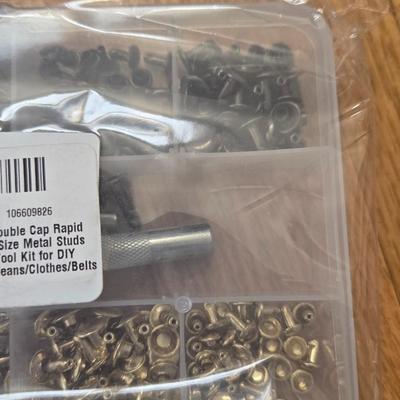 Tandy Leather Calf Lace and Rivet Setting Tool Kit