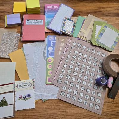 Paper Lot - Post It's, Journal, Memory Book Paper & More