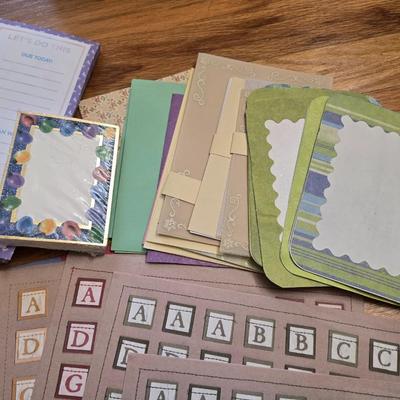 Paper Lot - Post It's, Journal, Memory Book Paper & More