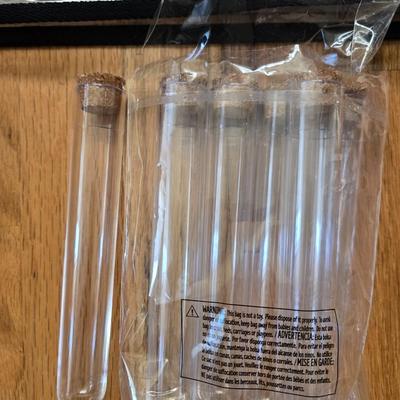 Wood Applicators, Cork Topped Vials, and Popsicle Sticks