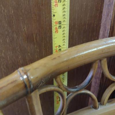Bamboo Frame Arm Chair with Cane Seat (Choice #1)