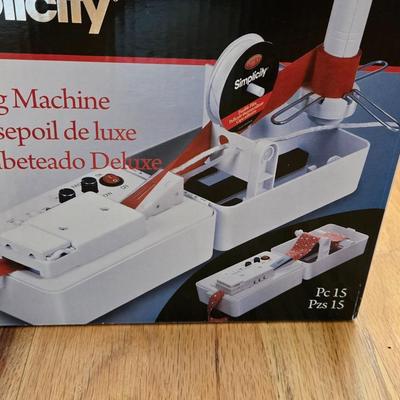 Simplicity Deluxe Bias & Piping Machine
