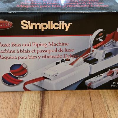 Simplicity Deluxe Bias & Piping Machine