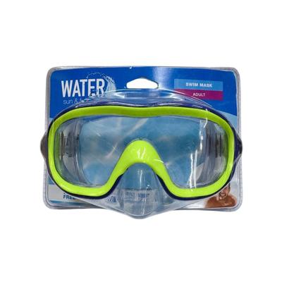 Adult Green & Blue Water Fun & Sun Watersport Swim Goggles UV Protection Latex Free