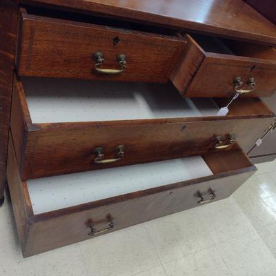 Antique Two Over Two Drawer Dresser- Approx 40" x 22" x 33 1/4" Tall